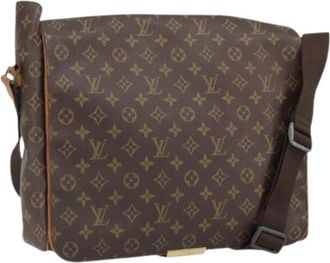 Louis Vuitton Pre-owned Schoudertas - Dames - Vintage Schoudertas - Bruin - ONE Size - Leer - Vintage