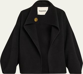 Darkpark North Midi Oversized Cashmere-Wool Jacket