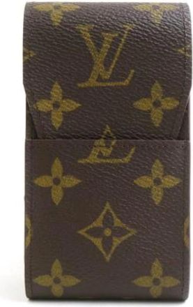 Louis Vuitton Pre-owned Accessories, female, Brown, Size: ONE SIZE Pre-owned Canvas Home-Office