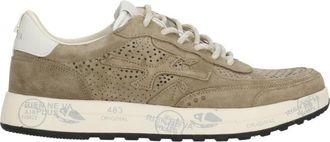 Premiata White Nous 8288 Perforated Sneakers