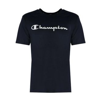 Champion T-shirt classica con logo - - Tops - Uomo - Blu - M