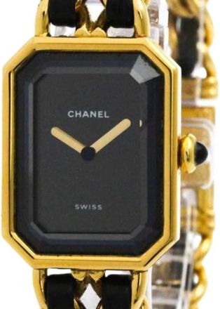 Chanel Pre-owned Watches, female, Black, Size: ONE SIZE Pre-owned Premiere H0001 Wristwatch