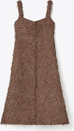 Tory Burch Womens Sequined Fringe Tank Dress, size 14