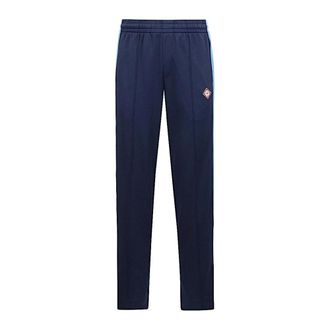 Casablanca Sweatpants, male, Blue, Size: XL Pique Track Pants