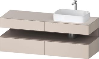 Duravit Qatego Meuble Sous-lavabo Avec Console, 2 Tiroirs, 2 - Duravit