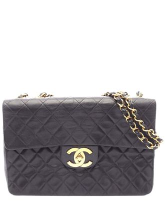 Chanel Black Lambskin Shoulder Bag (Authentic Pre-Loved)