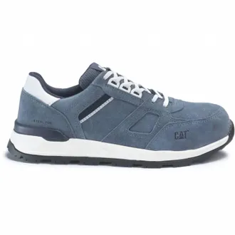 CAT Womens Woodward Athletic Steel Toe Low Shoes In Vintage Indigo