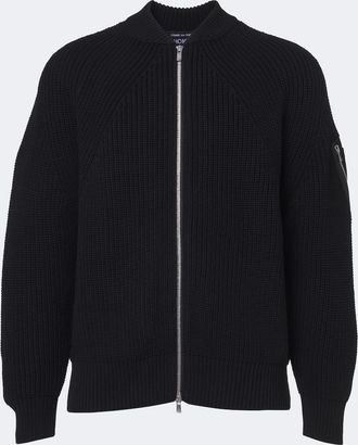 Comme Des Gar&ccedil;ons Comme des Gar&ccedil;ons Homme Wool zip-up cardigan