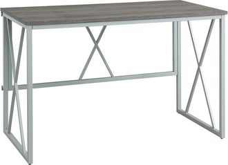 Leick Home X Design Wood & Metal Fully Assembled Computer Desk