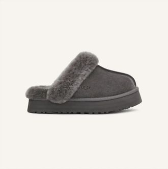 UGG Womens Disquette Slipper In Charcoal