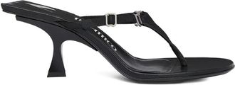 The Attico 65mm thong sandals - women - Bovine Leather/Goat Skin/Lamb Skin - 38 - Black