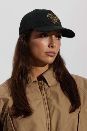 Versace Baseball Cap, Unisex, Black