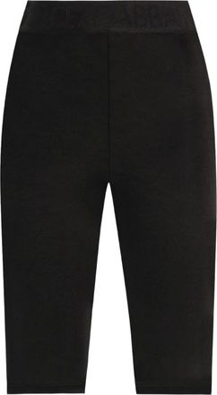 Dolce & Gabbana Shorts biker con logo - Nero
