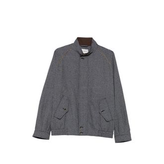 Dr&ocirc;le de Monsieur Houndstooth-patterned Jacket