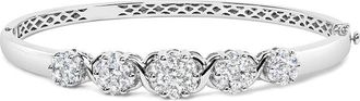 House of Brilliance Haus Of Brilliance 14K 2.50 Ct. Tw. Diamond Bangle Bracelet
