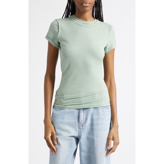 Alexander Wang Layered T-Shirt in Blaze Green at Nordstrom, Size X-Small