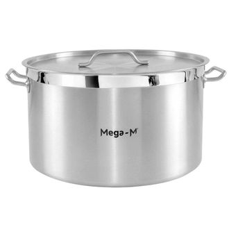 OEM Pentola Da Catering Media Con Coperchio Mega-m Pro 58 L Dia. 50 Cm X H 30 Cm N