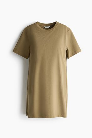 H&M MAMA Stillkleid im T-Shirt-Schnitt - Khakigr&uuml;n