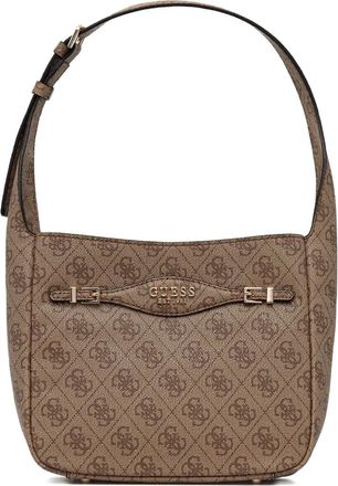 Guess Co mini Katya 4G tote bag - women - Polyurethane - One Size - Brown
