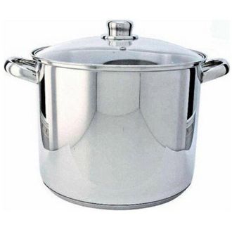 Beka Catering De Acero Inoxidable De 24cm + Tapa De Cristal - 13113244