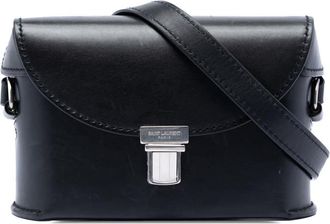 Saint Laurent Pre-owned Saint Laurent Leather Tuc Box Crossbody Unisex JRS54HS44VB814RF