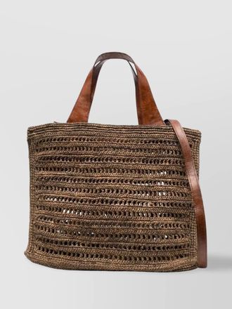 Ibeliv raffia beach bag