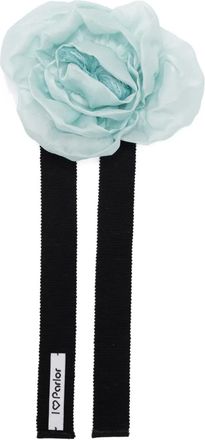 Parlor Choker a forma di rosa - Blu