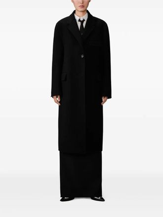 Thom Browne single-breasted coat - Black