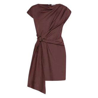 Marella Short Dresses, female, Brown, Size: 2XS Mllsabine