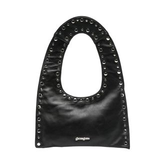 Gimaguas Mini Franca Tas - Dames - Tassen - Zwart - Maat: ONE Size Leer