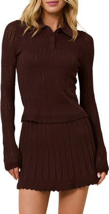 Solid & Striped The Debra Knit Sweater in Truffle at Nordstrom, Size X-Small