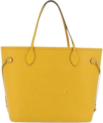 Louis Vuitton Pre-owned Vintage Tote Bag - Dames - Vintage Shopper - Geel - ONE Size - Leer - Vintage