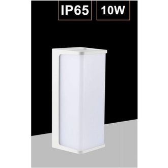 Trade Shop Trade Shop Traesio - Trade Shop - Applique Led Da Esterno Facciate Giardino Moderno Lampada Da Muro 10w Ip65 643-b