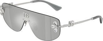 Dolce & Gabbana DG2333B 05/8V Womens Sunglasses Silver Size 138