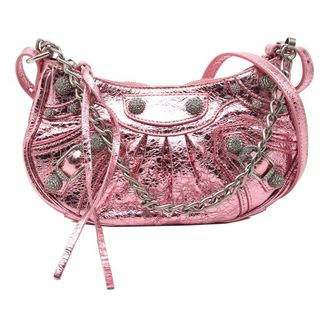 Balenciaga Pre-owned Balenciaga Metallic Lambskin Motocross Le Cagole XS Ladies EFW907WQS954897I