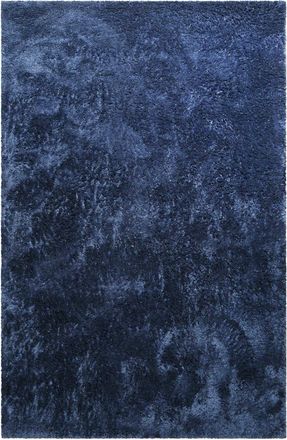 Homie Living Alfombra de pelo largo, suave y afelpada, azul 170x240