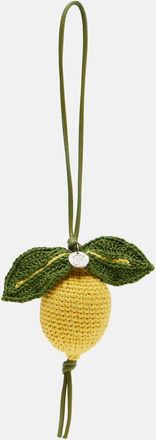 J.W.Anderson Lemon crochet bag charm