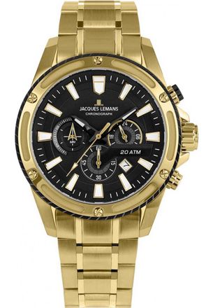 Jacques Lemans 1-2141J Mens Liverpool Watch - Gold - One Size