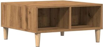 vidaXL Vidaxl - Mesa De Centro Madera De Ingenier&iacute;a Roble Artisan 60x60x30 Cm