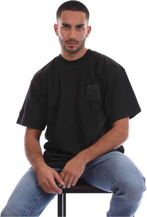 Avirex Heren Beam Logo in reli&euml;f T-Shirt (Zwart)