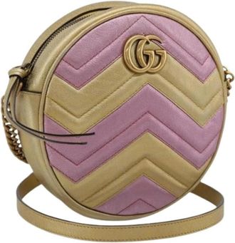Gucci Pre-owned Vintage Schoudertas - Dames - Vintage Schoudertas - Veelkleurig - ONE Size - Leer - Vintage