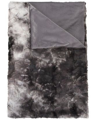 Luxe Faux Fur Natural Group Faux Fur Throw