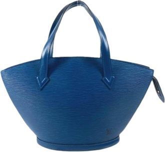 Louis Vuitton Pre-owned Handbags, female, Blue, Size: ONE SIZE Pre-owned Vintage Epi Shoulder Tote