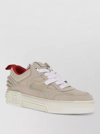 Christian Louboutin astroloubi calf leather sneakers pull tab