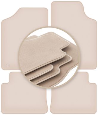 OEM Alfombrillas Premium Beige Para: Citro&euml;n Zx Hatchback 1991-1998