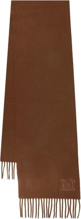 Max Mara Wsdalia Cashmere Scarf - Dames - Wintersjaals - Bruin - ONE Size - Kasjmier - Accessoires