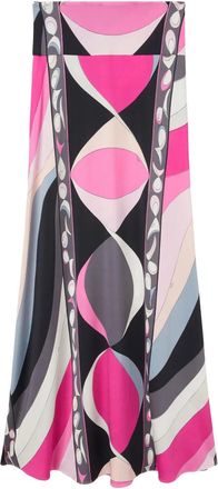 Pucci Rok met onde-print - Zwart