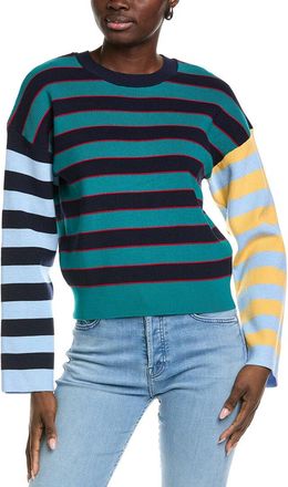 English Factory Striped Knit Top