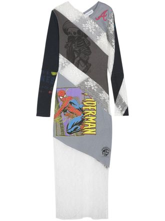Marine Serre Abito modello T-shirt - Grigio