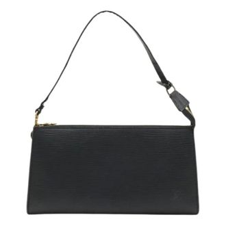 Louis Vuitton Pre-owned Shoulder Bags, female, Black, Size: ONE SIZE Pre-owned Epi Leather Pochette